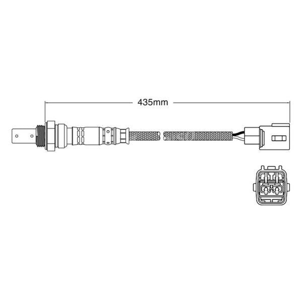 NEW Exhaust O2 Oxygen Sensor FOR Toyota Corolla 1.8L 1ZZ-FE - ZZE122 2002â€“2006