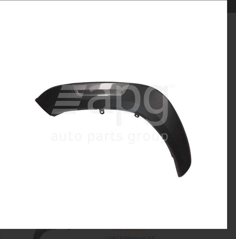 GENUINE LEFT FRONT GUARD FLARE FOR Toyota Hilux GUN126R 2020-ON Rogue ...