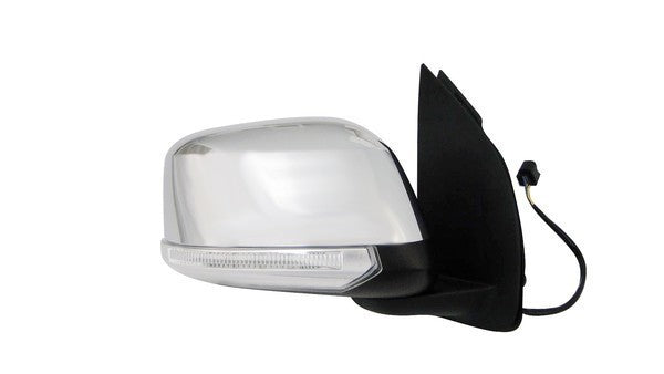 NEW RIGHT SIDE DOOR MIRROR FOR NISSAN NAVARA D40 12/05-04/15 LIGHT+HEATED+FOLDIN