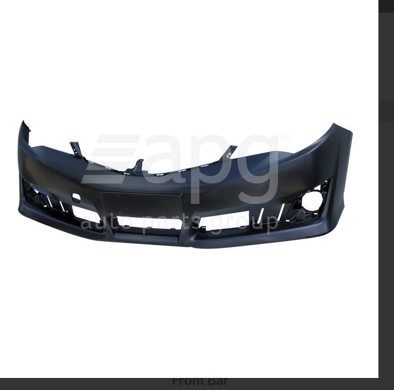 NEW FRONT BAR COVER BUMPER FOR TOYOTA CAMRY ASV50 ATARA 10/2012-9/2014