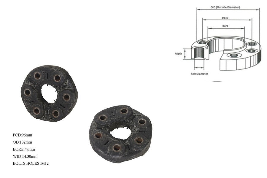 NEW TAIL SHAFT COUPLING FOR LAND ROVER DISCOVERY 1 & 2  1994 - 2004