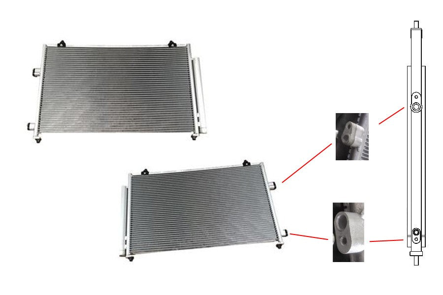 NEW AC CONDENSER FOR TOYOTA RAV4  ASA44/ALA49/ZSA42 SERIES  12/2012 - 12/2018