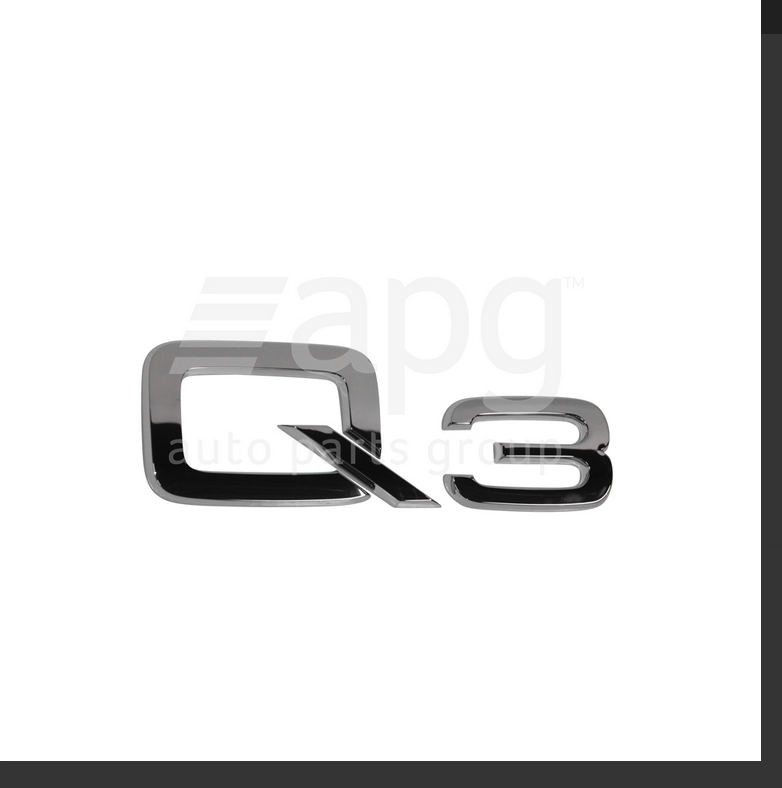 GENUINE TAIL GATE BADGE EMBLEM FOR Audi Q3 8U 3/2012-9/2019 WAGON