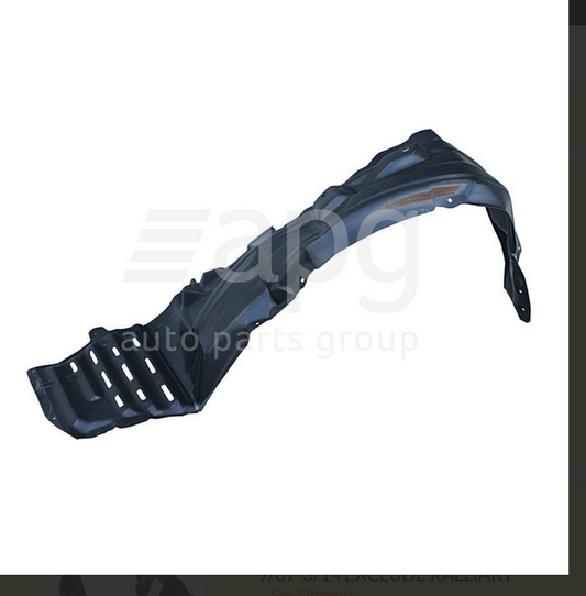 NEW LEFT FRONT INNER GUARD LINER FOR Mitsubishi Lancer 9/07-3/14 EXCLUDE RALLIAR
