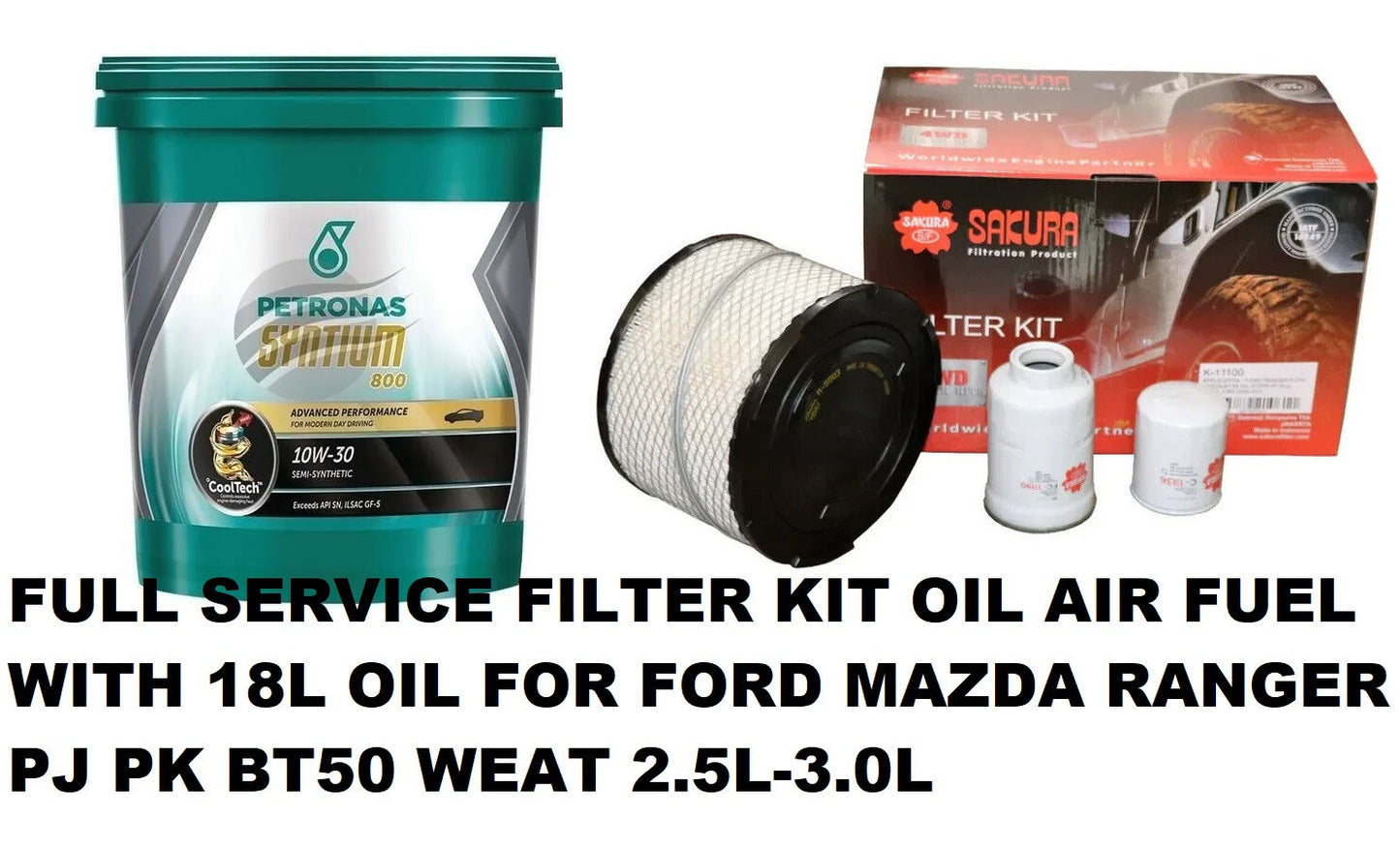 FULL SERVICE KIT WITH OIL FOR FORD MAZDA RANGER PJ PK BT50 WEAT 2.5L-3.0L