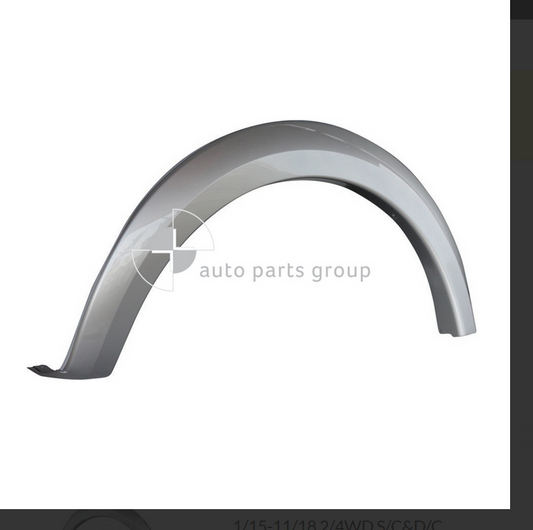 GENUINE LEFT FRONT GUARD FLARE FOR MITSUBISHI TRITON MQ 1/15-11/18 2/4WD S/C&D/C
