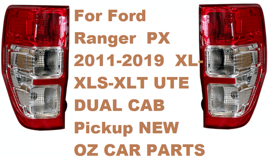 TAIL LIGHTS FOR FORD DUAL CAB RANGER PX XL XLT XLS UTE PICKUP REAR LAMP PAIR