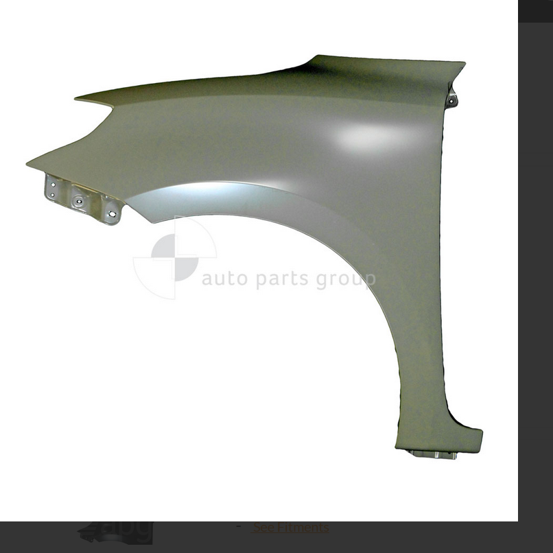 GENUINE LEFT FRONT GUARD FOR SUZUKI SWIFT 6/2017-6/2020 WITHOUT BLINKE ...