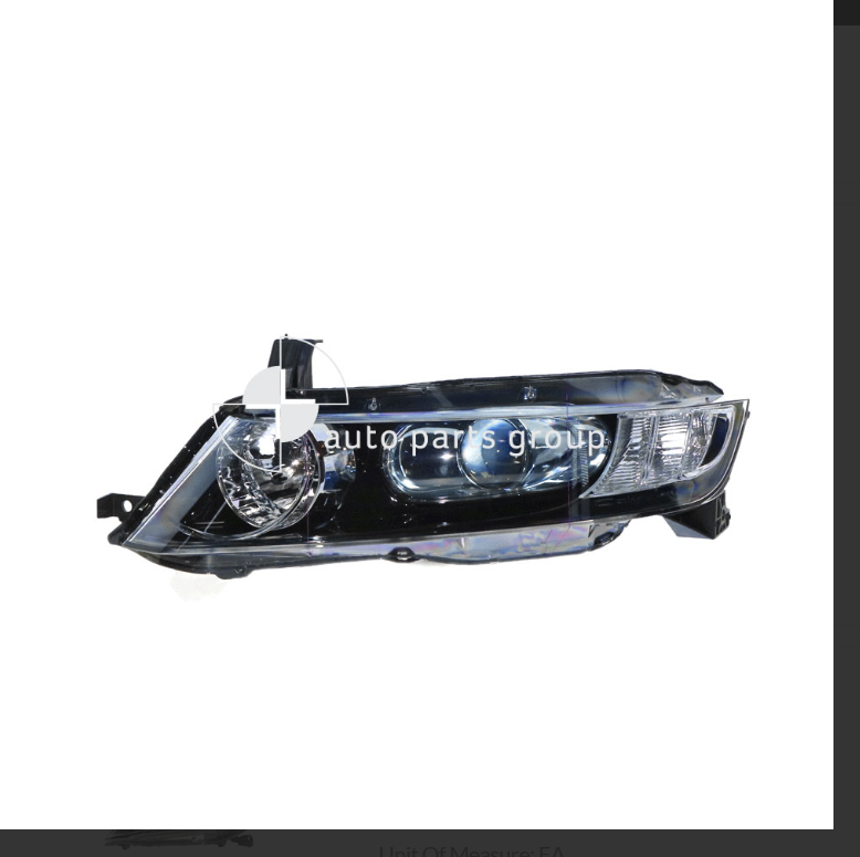 GENUINE LEFT HEADLIGHT FOR HONDA ODYSSEY 6/2004-7/2006 PROJECTOR MANUAL ADJUST