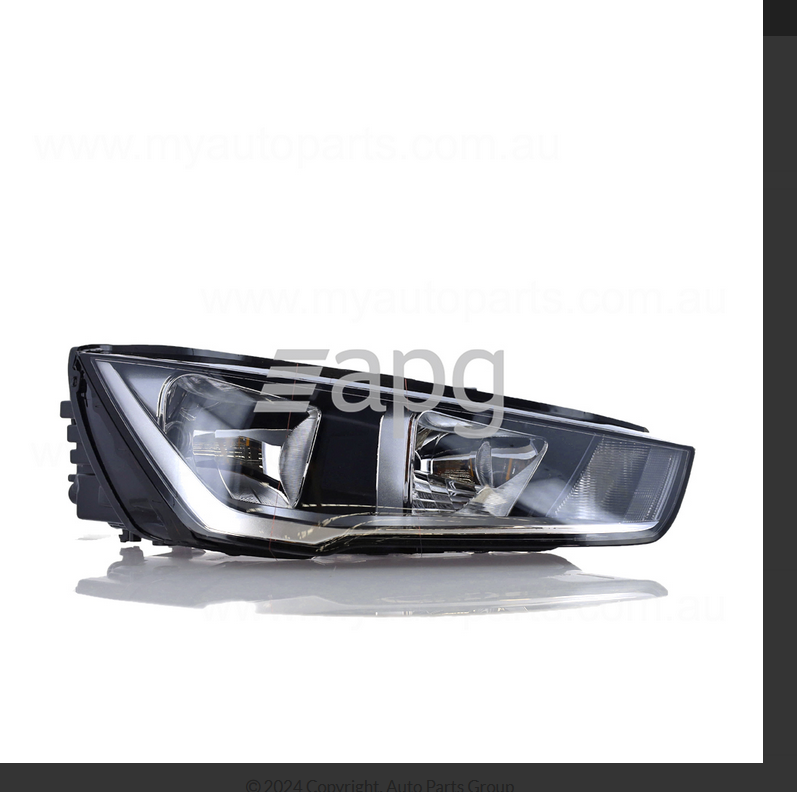 NEW RIGHT HEADLIGHT FOR AUDI A1 X8 9/2015-8/2019 HATCH HALOGEN TYPE