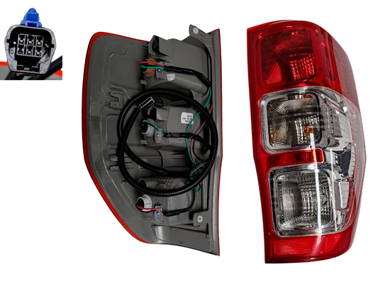 NEW DRIVER SIDE TAIL LIGHT FOR FORD RANGER PX 09/2011 12/2022 NON SMOKY TYPE