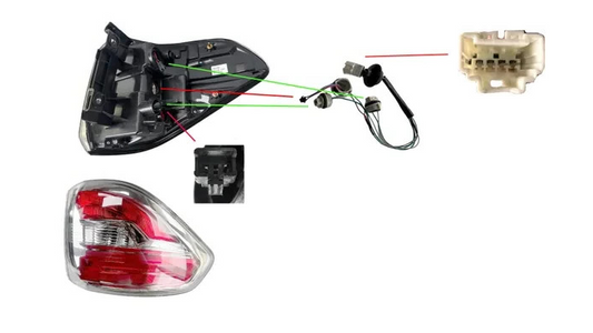 DRIVER SIDE RIGHT TAIL LIGHT FOR NISSAN PATROL Y62 12/2012-07/2019 LED TAILLIGHT