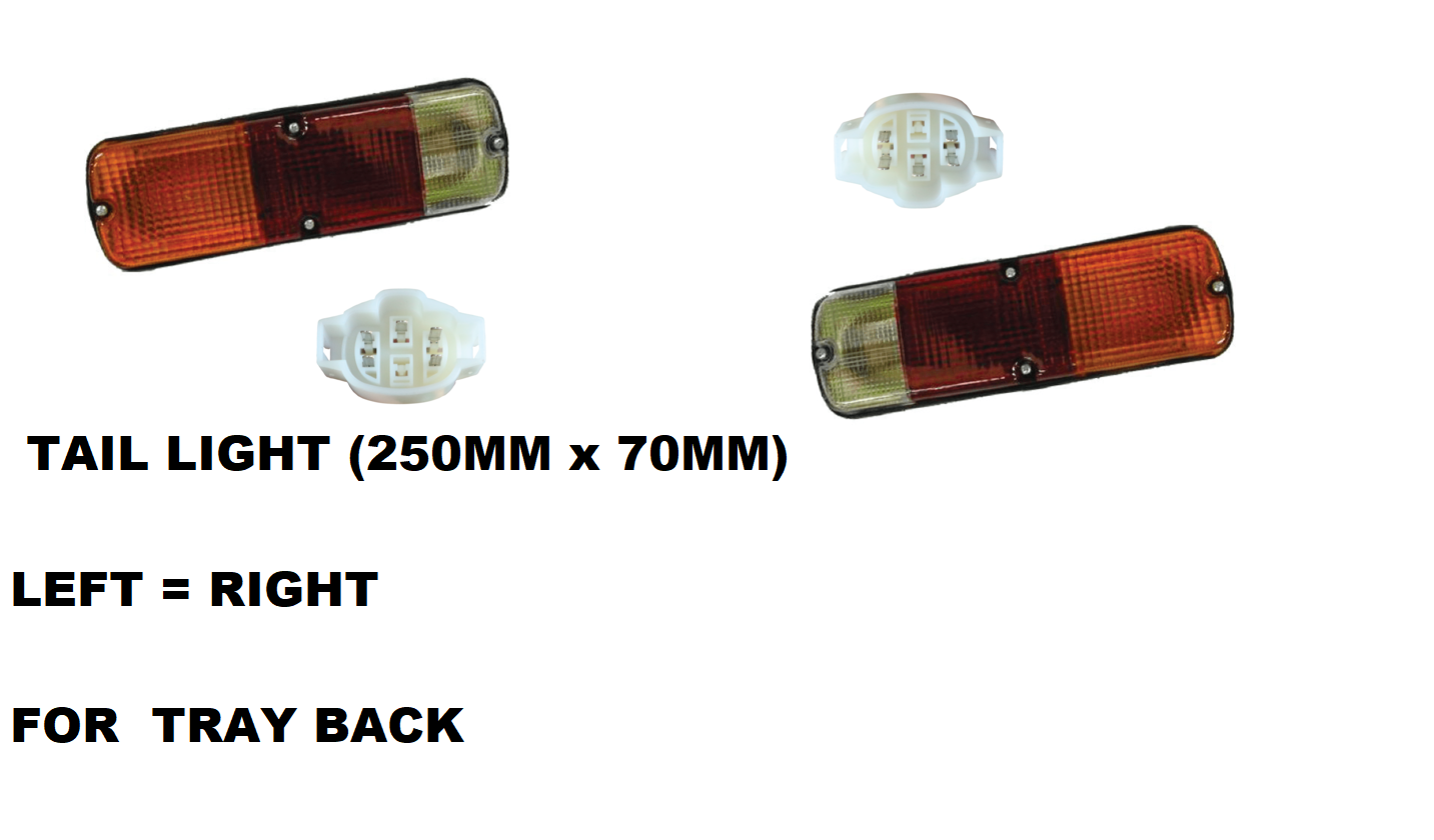 NEW PAIR TAIL LIGHT SET FOR TOYOTA LANDCRUISER 40 SERIES 04/1979-1984 TRAY BACK