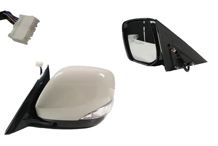 NEW LEFT DOOR MIRROR FOR NISSAN PATROL Y62 02/2013 - ON HEATED+FOLDING TYPE