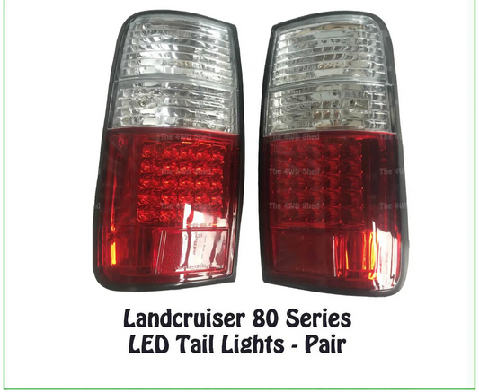 NEW PAIR LED TAIL LIGHT SET FOR TOYOTA LANDCRUISER 80 SERIES 01/1990 - 01/1998