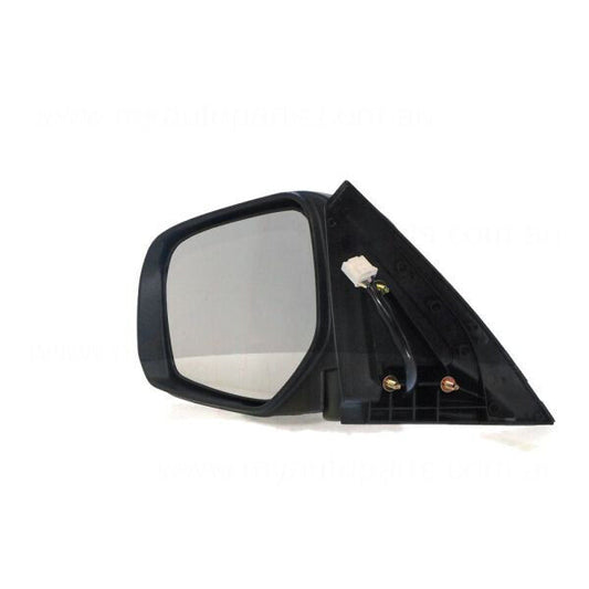 NEW LEFT DOOR MIRROR FOR Mitsubishi CHALLENGER PC 7/13-12/15 CHROME FOLDING TYPE