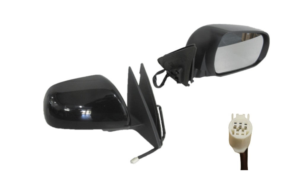 NEW RIGHT SIDE DOOR MIRROR FOR TOYOTA KLUGER GSU40 08/2007-12/2013 3-PIN BLACK