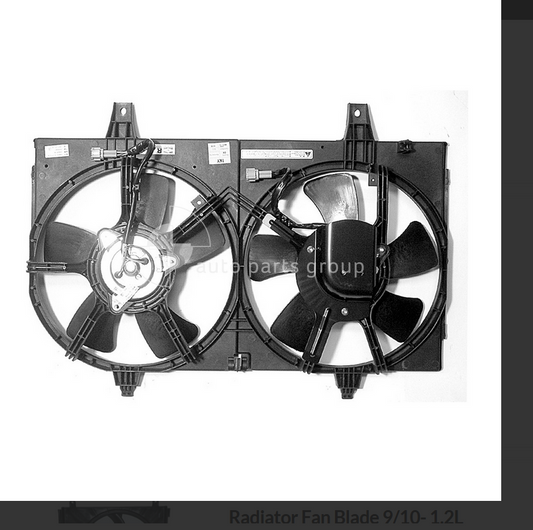 NEW COMPLETE RADIATOR FAN FOR NISSAN MAXIMA 10/1999-10/2003 3.0L VQ30 V6 PETROL