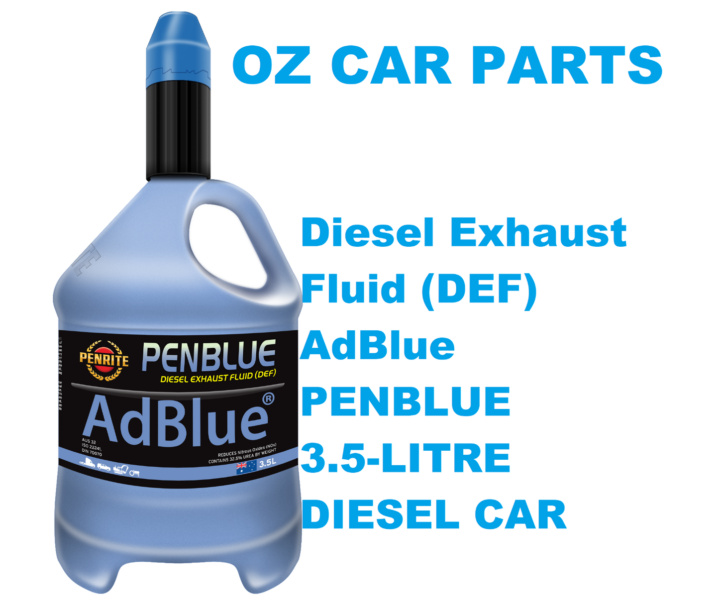 ADBLUE Diesel Exhaust Fluid (DEF) 3.5-LITRE AD-BLUE