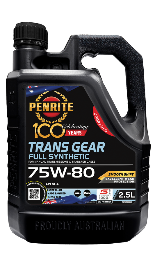 2.5-Litre Manual Gearbox Transfer-cases Oil Penrite TRANS GEAR 75W-80 Full Syn.