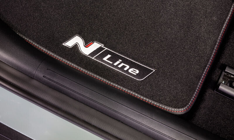 GENUINE FOR Hyundai Kona N Line Carpet Floor Mats Set of 4 - MY2023