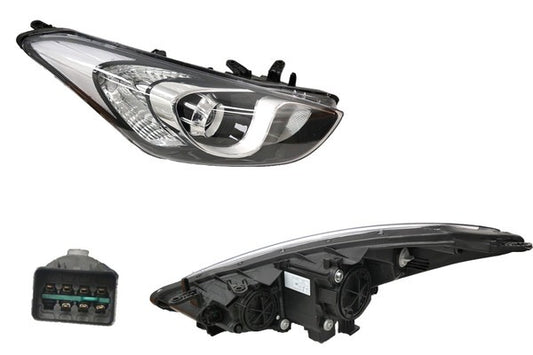 NEW DRIVER SIDE HEADLIGHT FOR HYUNDAI I30  GD  05/2012 ~ 02/2017   (NON XENON)