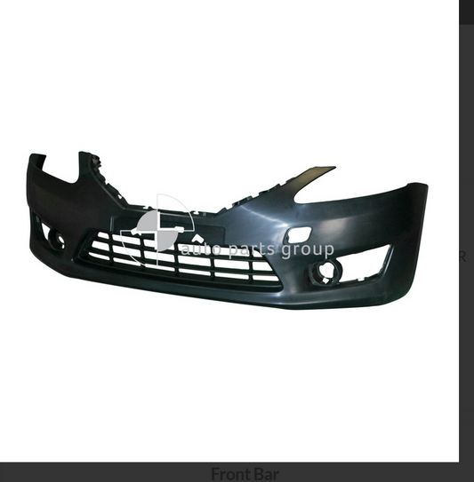 GENUINE FRONT BUMPER BAR FOR NISSAN PULSAR 3/13-12/16 W/O HEADLAMP WASHER TYPE