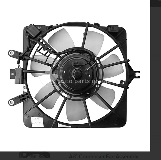 NEW AC CONDENSER FAN FOR HONDA JAZZ HATCH 10/2002-10/2004