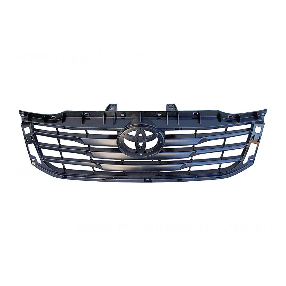 GENUINE FRONT GRILLE FOR Toyota Hilux GREY WITHOUT CHROME MOULD 7/11-4/15 SR5