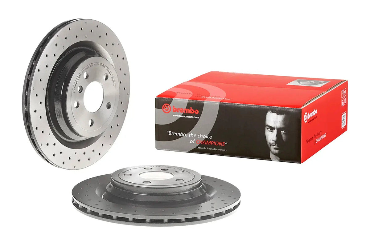 Brembo REAR Drilled Disc Brake Rotor FOR Mercedes Benz GLE 2015-2019 *330MM-DISC