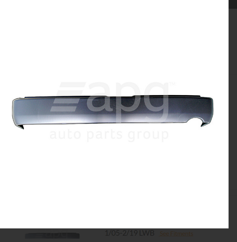 GENUINE REAR BUMPER BAR FOR TOYOTA HIACE 1/2005-2/2019 LWB