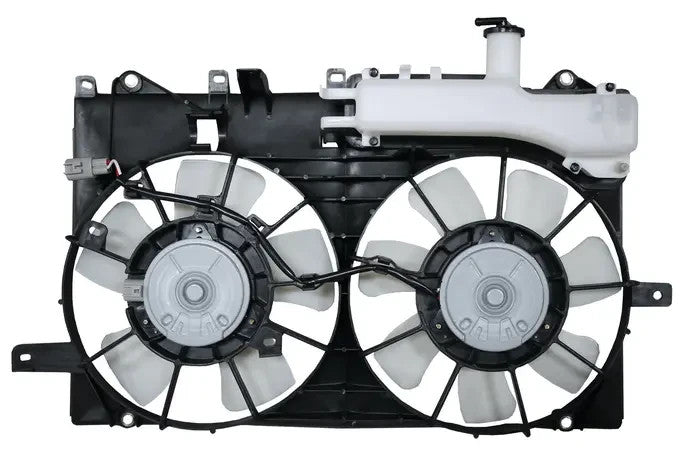 NEW RADIATOR FAN FOR TOYOTA PRIUS HW20 8/2003-3/2009 DUAL ENGINE FAN WITH BOTTLE