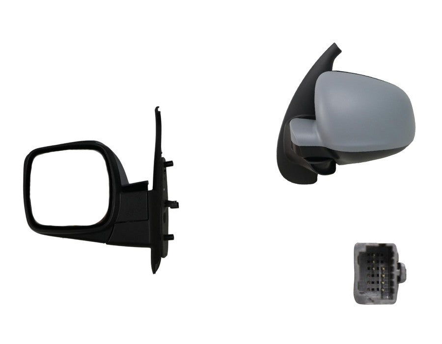 NEW LEFT SIDE DOOR MIRROR FOR RENAULT KANGOO F61 10/2010-08/2013 HEATED 5-PIN