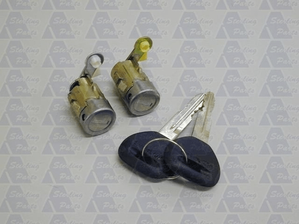 NEW DOOR LOCK BARREL KEY SET FOR MITSUBISHI LANCER CC/CE 1995 ~ 2001