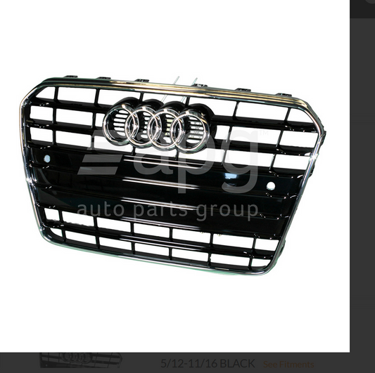 GENUINE FRONT GRILLE FOR AUDI A5 5/2012-11/2016 BLACK A-5