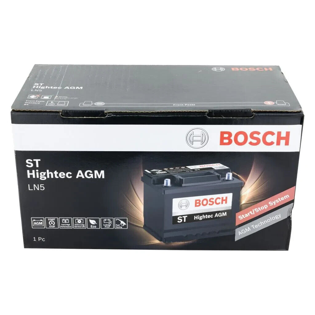 GENUINE BOSCH BATTERY FOR Hightec AGM 95-Ah 850-CCA Battery START-STOP SYSTEM