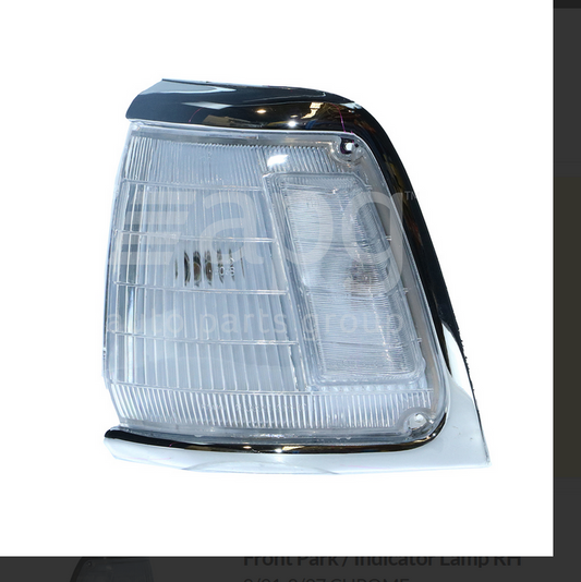 NEW LEFT CORNER PARK BLINKER LIGHT CHROME FOR TOYOTA HILUX 8/1991-8/1997