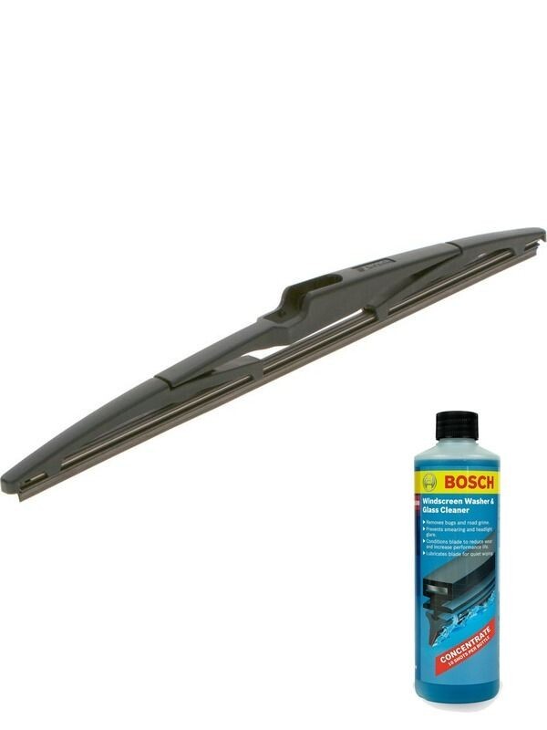 Bosch Rear Wiper Blade 300mm + Windshield Washer Fluid Fits Kia Niro, Sorento, H