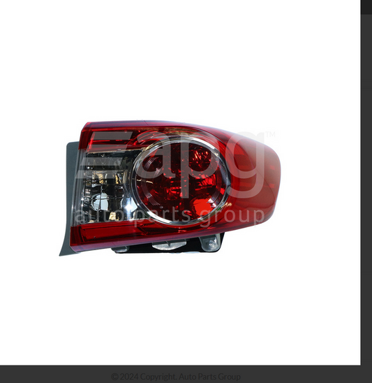 NEW RIGHT TAIL LIGHT FOR TOYOTA COROLLA 4/2010 - 12/2013 SEDAN ZRE152R 4-DOOR