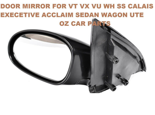 HOLDEN Commodore VU UTE Electric Door Mirror PASSENGER SIDE LEFT MIRROR BLACK