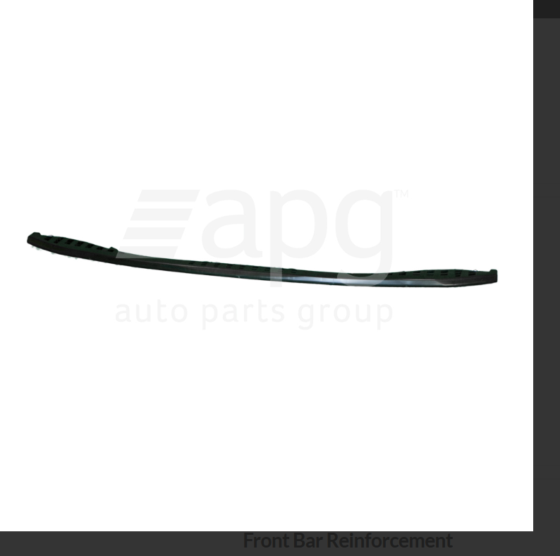 GENUINE FRONT CRASH BAR FOR MAZDA-3 1/2019-9/2021 HATCH SEDAN ALL CENTER SECTION