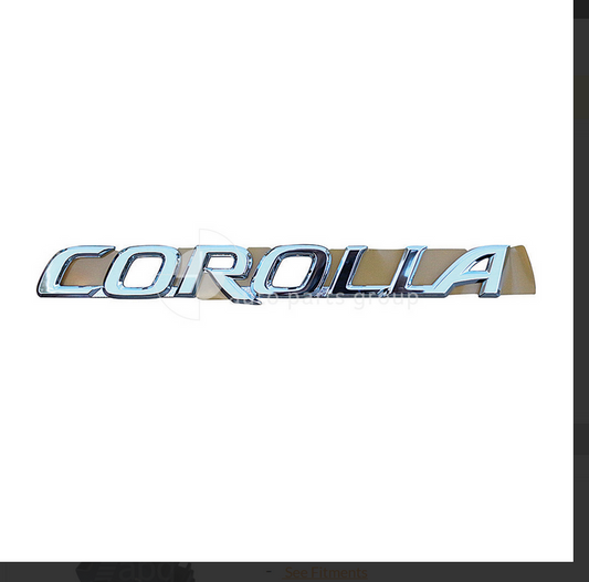 GENUINE BOOT LID EMBLEM BADGE FOR TOYOTA COROLLA 3/2007-12/2013 4-DOOR