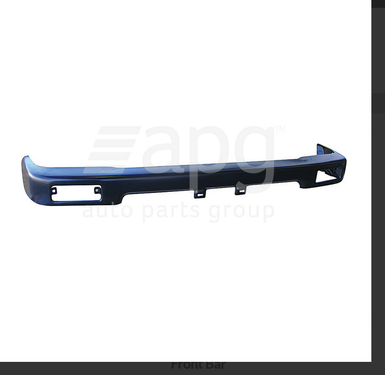 NEW FRONT BAR BLACK STEEL FOR TOYOTA HILUX 9/1988-8/1997 LN85R/LN86R/RN85R/RN90R