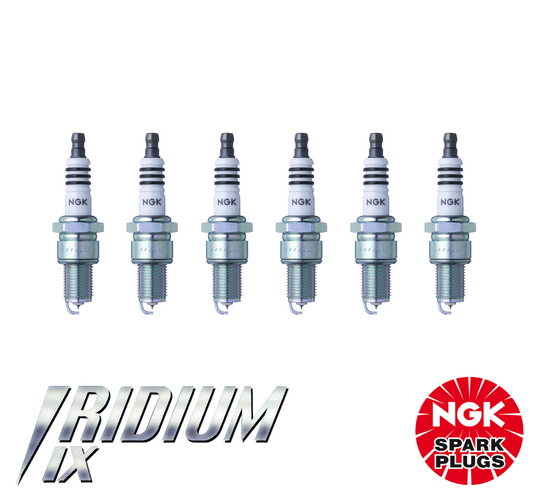 6 x GENUINE IRIDIUM X NGK SPARK PLUG SET FOR F350 4.1L 6 Cyl (250ci Crossflow) A