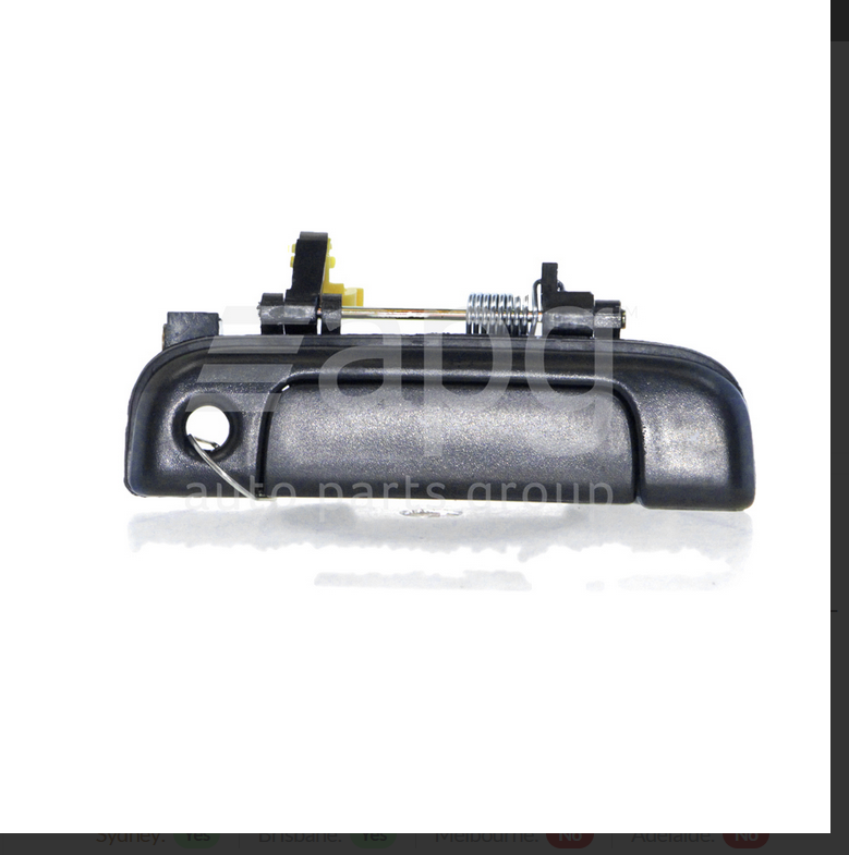 NEW RIGHT FRONT OUTER DOOR HANDLE BLACK FOR TOYOTA HIACE VAN 11/1989-1/2005