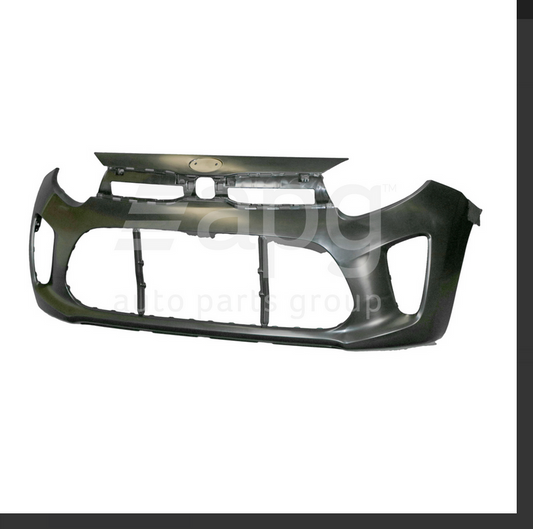 NEW FRONT BUMPER BAR COVER FOR KIA PICANTO JA 5/2017-7/2020 HATCH