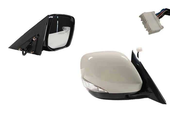 NEW RIGHT DOOR MIRROR FOR NISSAN PATROL Y62 02/2013 - ON HEATED+FOLDING TYPE