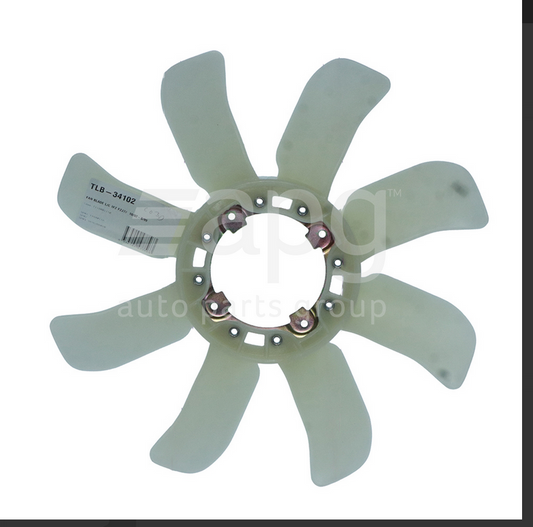 NEW RADIATOR FAN BLADE FOR TOYOTA LANDCRUISER 78-SERIES- 4.5L 1FZ-FE 6CYL PET