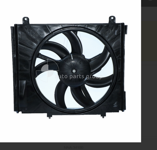 GENUINE COMPLETE RADIATOR FAN FOR NISSAN MICRA 9/2010-1/2013 1.2L HR12 3CYL PETR