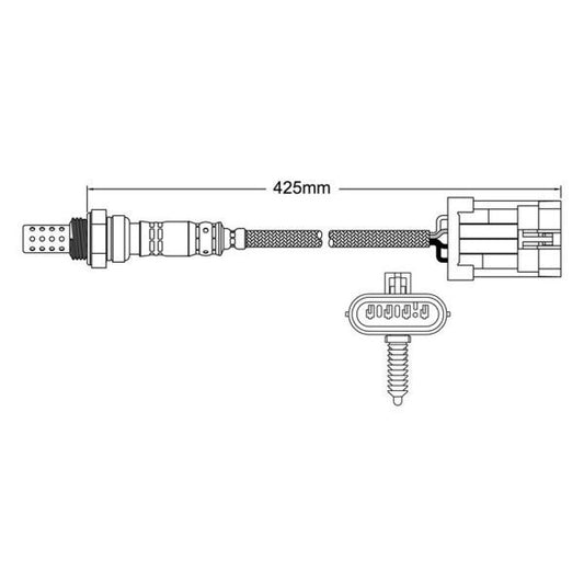 NEW Exhaust O2 Oxygen Sensor FOR HOLDEN COMMODORE  5.7L LS1, 6.0L L76, L98, LS2)